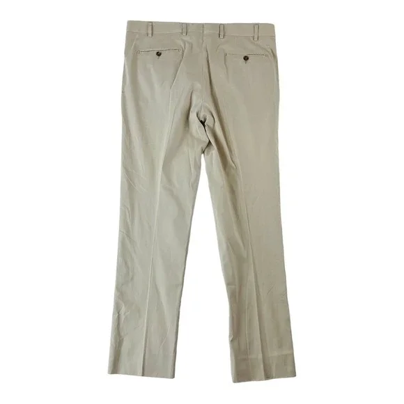 Peter Millar Collection Stone Perfect Poplin Cotton Silk Elastane Pants 36X30 +2